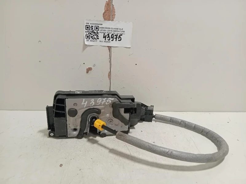Serratura Porta POST DX A2220064099 Mercedes Classe GLE W166 2015