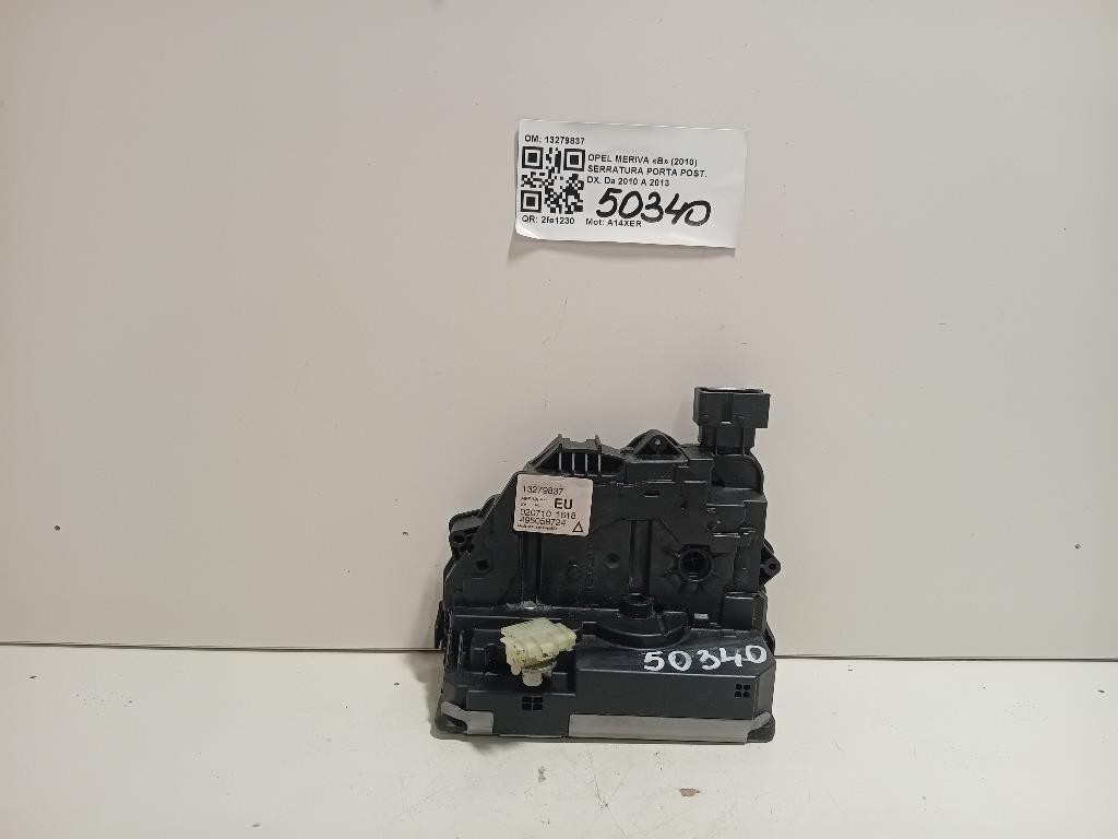 Serratura Porta POST DX 13279837 Opel Meriva B 2010
