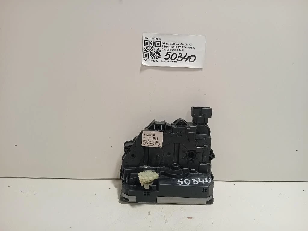 Serratura Porta POST DX 13279837 Opel Meriva B 2010