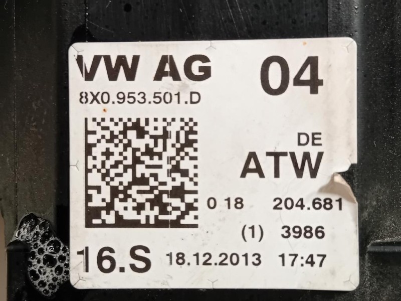 Devioguida Completo 8X0953501D Audi A1 8XA Sportback 2012