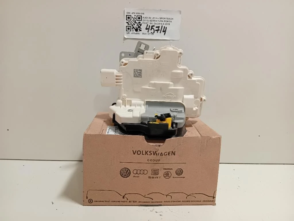 Serratura Porta POST SX 4F0 839 015 NUOVO Audi A3 8VA Sportback 2012