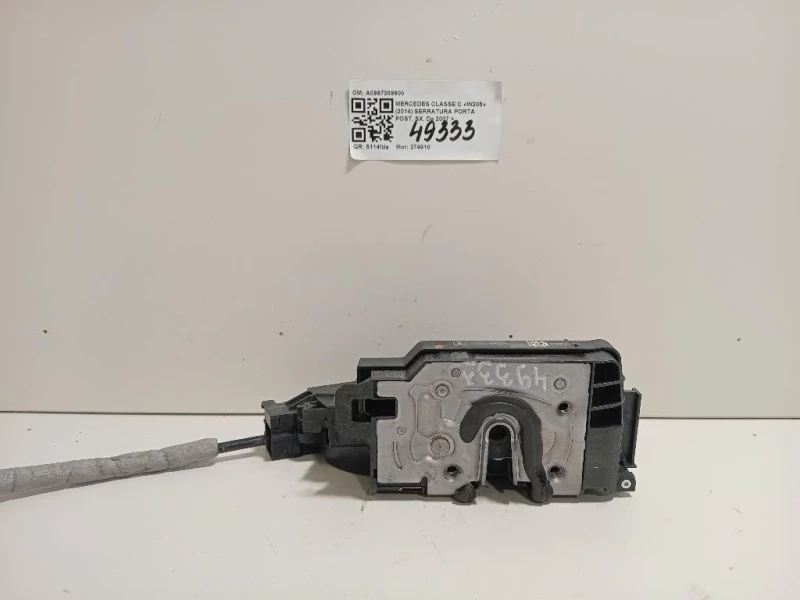 Serratura Porta POST SX A0997309600 Mercedes Classe C W205 2014