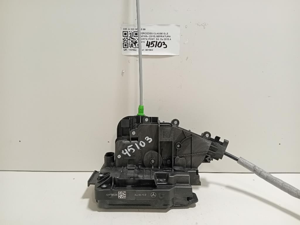 Serratura Porta POST SX A2220064099 Mercedes Classe GLE W166 2015