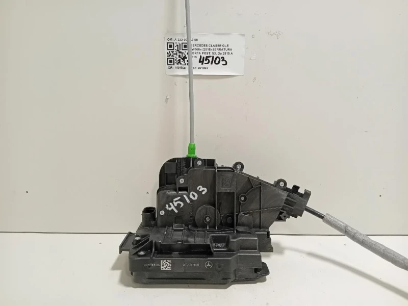 Serratura Porta POST SX A2220064099 Mercedes Classe GLE W166 2015