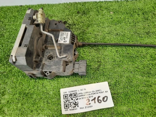 Serratura Porta POST SX 13258265 Opel Corsa D 2007