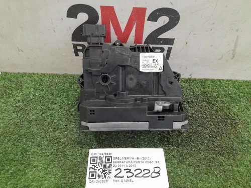 Serratura Porta POST SX 13279836 Opel Meriva B 2010
