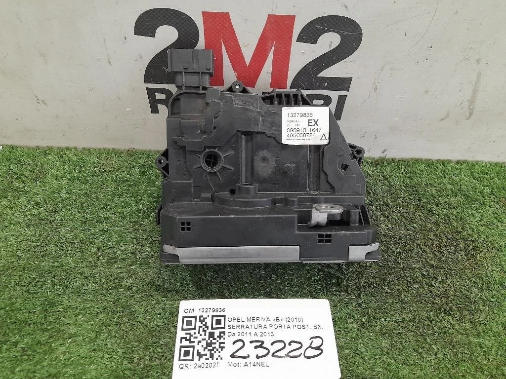 Serratura Porta POST SX 13279836 Opel Meriva B 2010