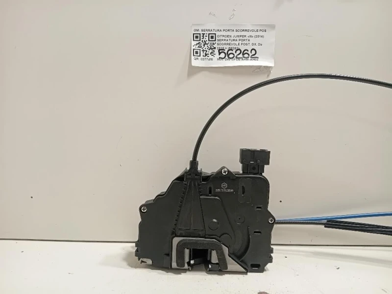 Serratura Porta Scorrevole POST DX SERRATURA PORTA SCORREVOLE POST DX Citroen Jumper III 2014