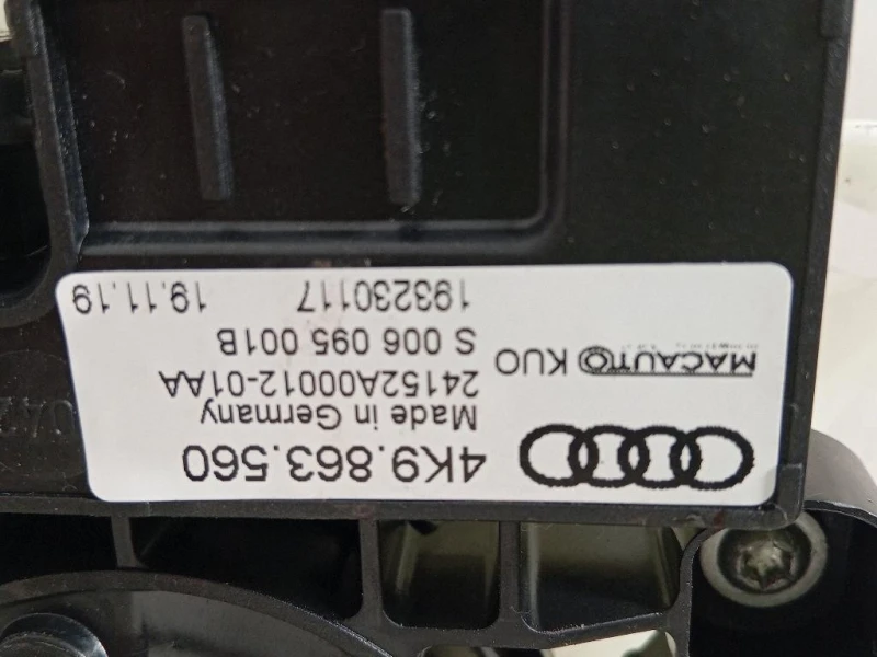Serratura Portello POST 4K9 863 560 Audi A6 4GD Avant 2016