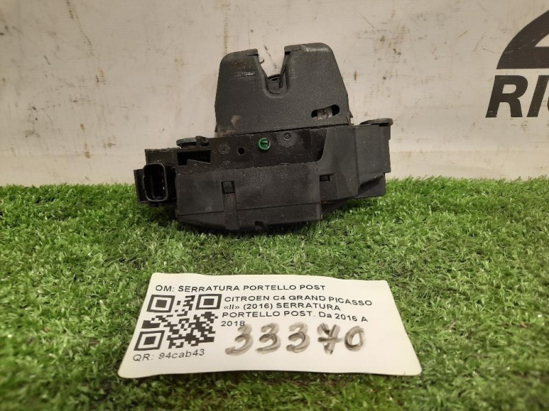 Serratura Portello POST 9804404180 Citroen C4 Grand Picasso II 2016