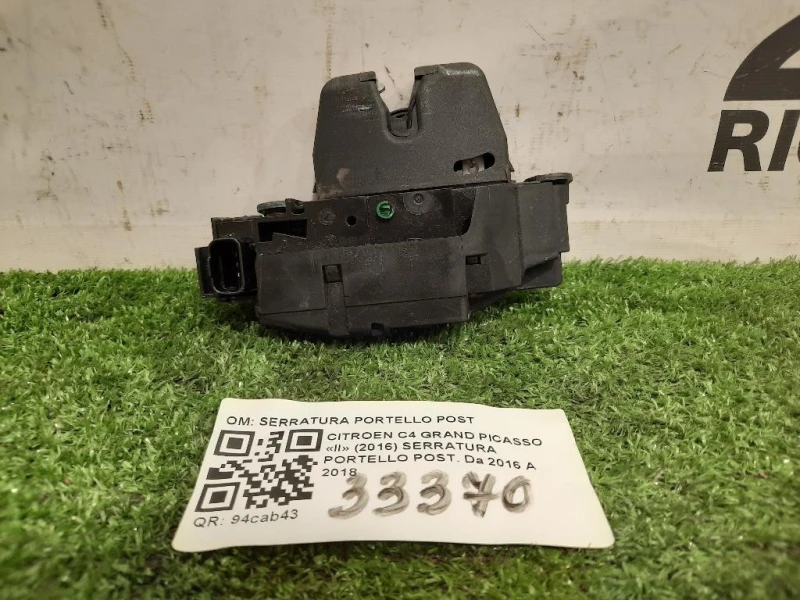 Serratura Portello POST 9804404180 Citroen C4 Grand Picasso II 2016