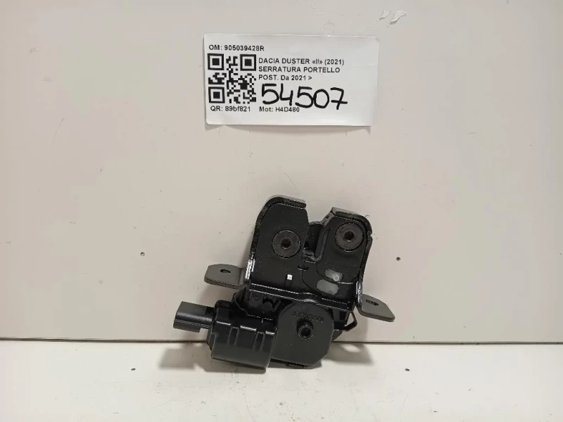 Serratura Portello POST 905039428R Dacia Duster II 2021
