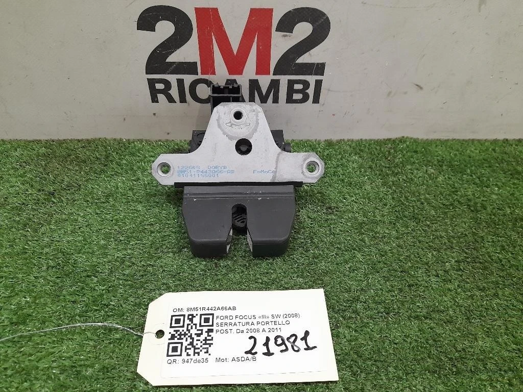 Serratura Portello POST 8M51R442A66AB Ford Focus III SW 2008