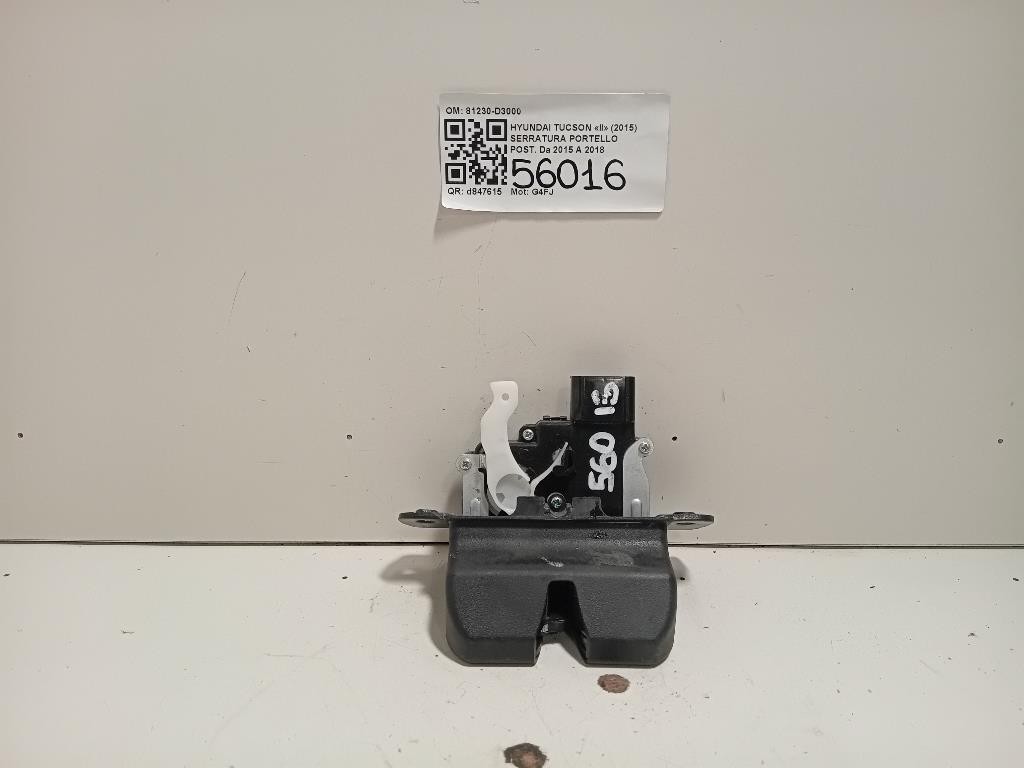 Serratura Portello POST 81230-D3000 Hyundai Tucson II 2015