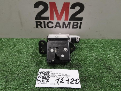 Serratura Portello POST BJT662310 Mazda 3 III 2014