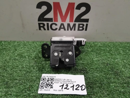 Serratura Portello POST BJT662310 Mazda 3 III 2014