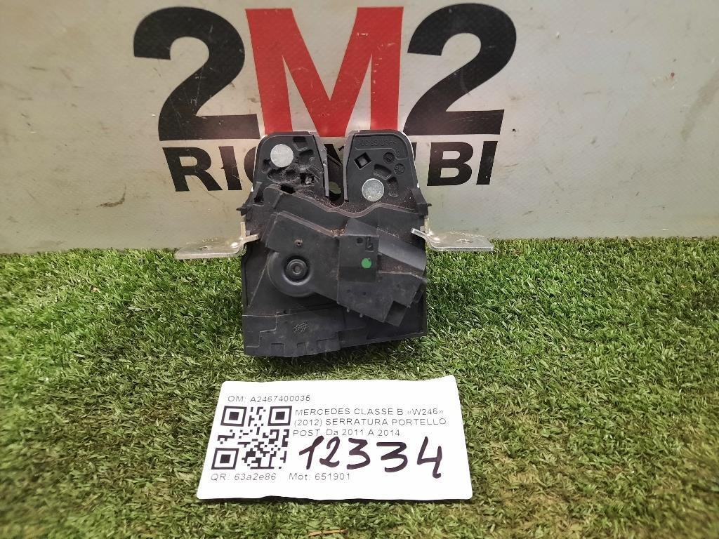 Serratura Portello POST A2467400035 Mercedes Classe B W246 2012