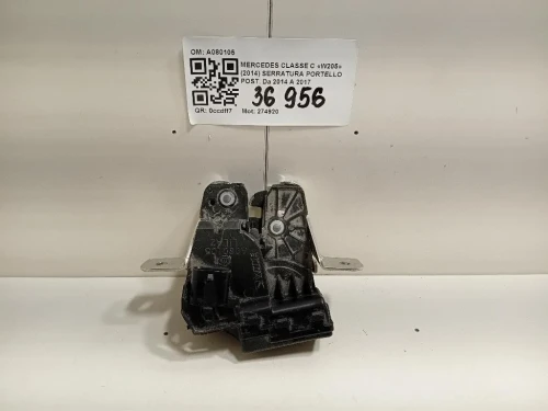 Serratura Portello POST A080105 Mercedes Classe C W205 2014