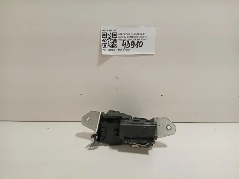 Serratura Portello POST A080105 Mercedes Classe GLE W166 2015