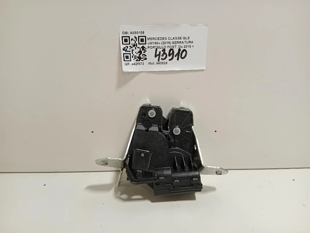 Serratura Portello POST A080105 Mercedes Classe GLE W166 2015