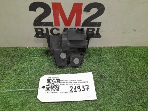 Serratura Portello POST 7337576 Mini MINI Cooper F55 2014