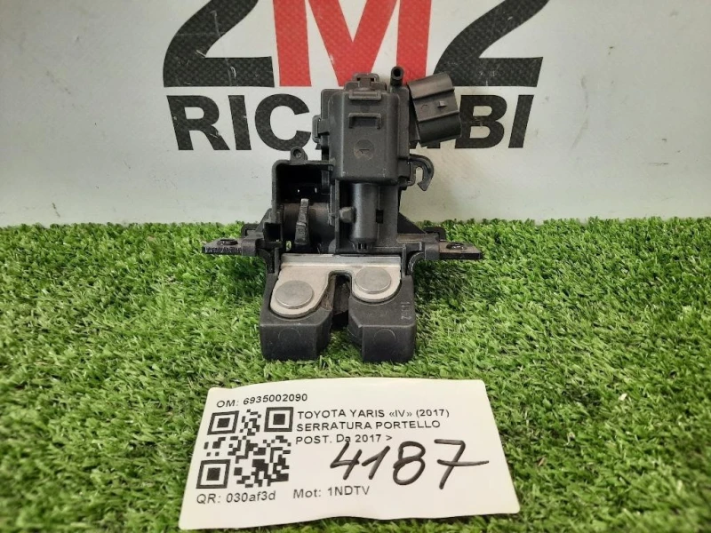 Serratura Portello POST 6935002090 Toyota Yaris IV 2017