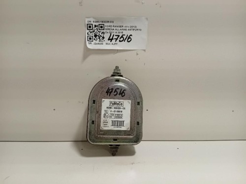 Sirena Allarme Antifurto 6G9N-19G229-CG Ford Ranger IV 2012