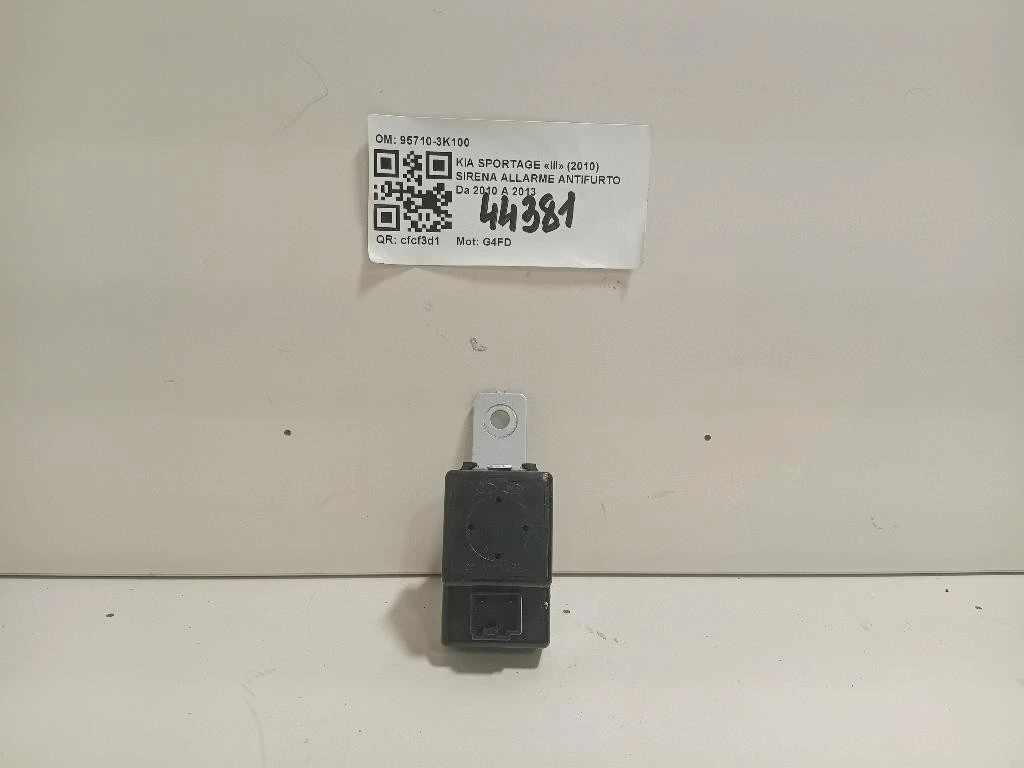 Sirena Allarme Antifurto 95710-3K100 Kia Sportage III 2010
