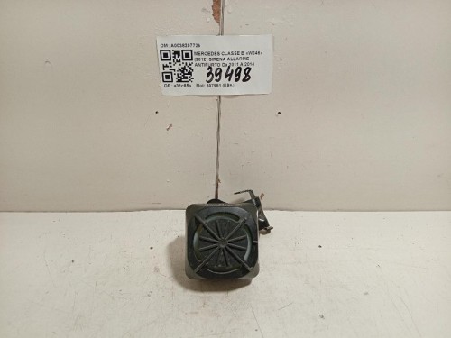 Sirena Allarme Antifurto A0038207726 Mercedes Classe B W246 2012