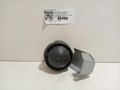 Sirena Allarme Antifurto A203 820 38 26 Mercedes Classe SLK R170 1997