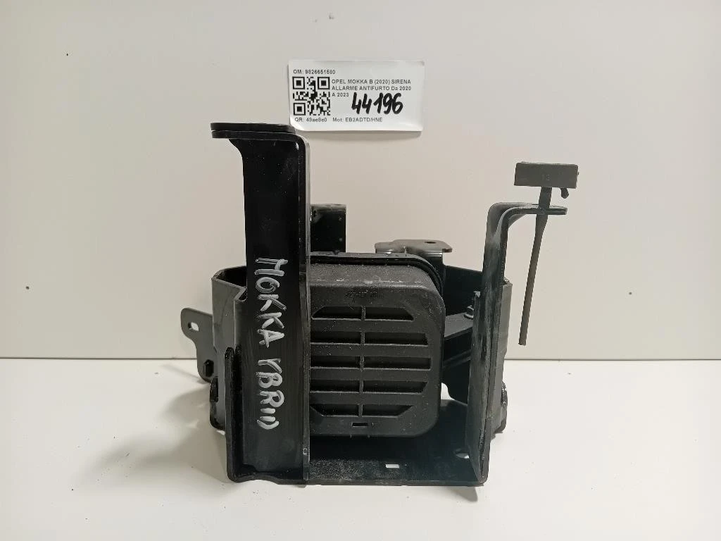 Sirena Allarme Antifurto 9826651580 Opel Mokka B 2020