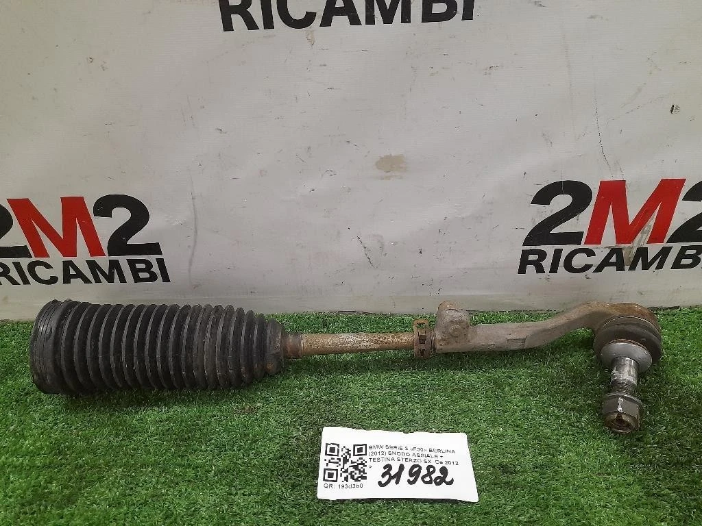 Snodo Assiale + Testina Sterzo SX 32106799960 Bmw Serie 3 F30 Berlina 2012