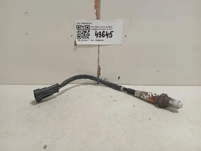 Sonda Lambda 0258006206 Fiat 500L 2013