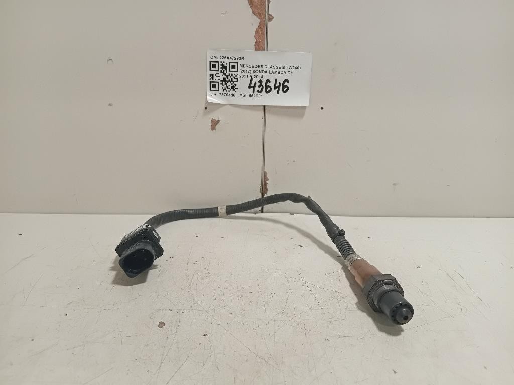 Sonda Lambda 226A47292R Mercedes Classe B W246 2012