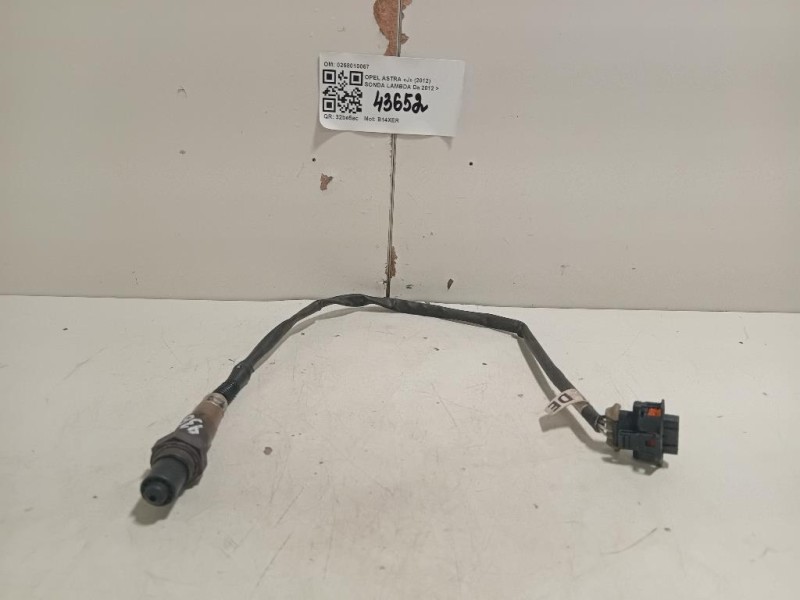Sonda Lambda 0258010067 Opel Astra J 2012
