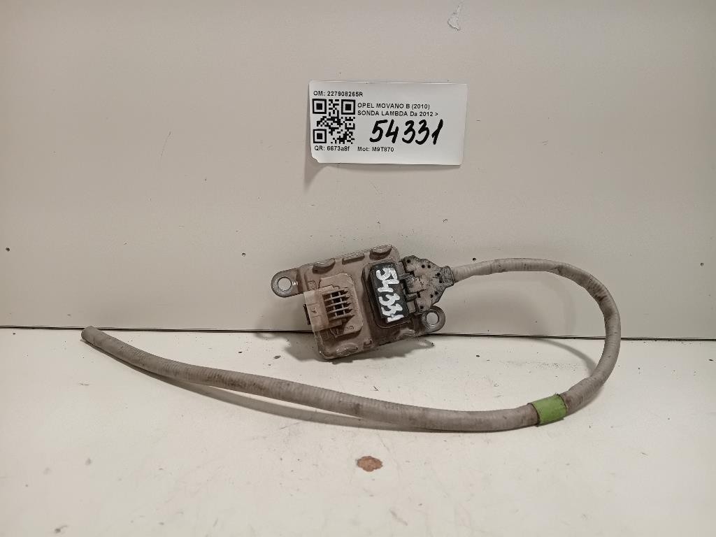 Sonda Lambda 227908265R Opel Movano B 2010