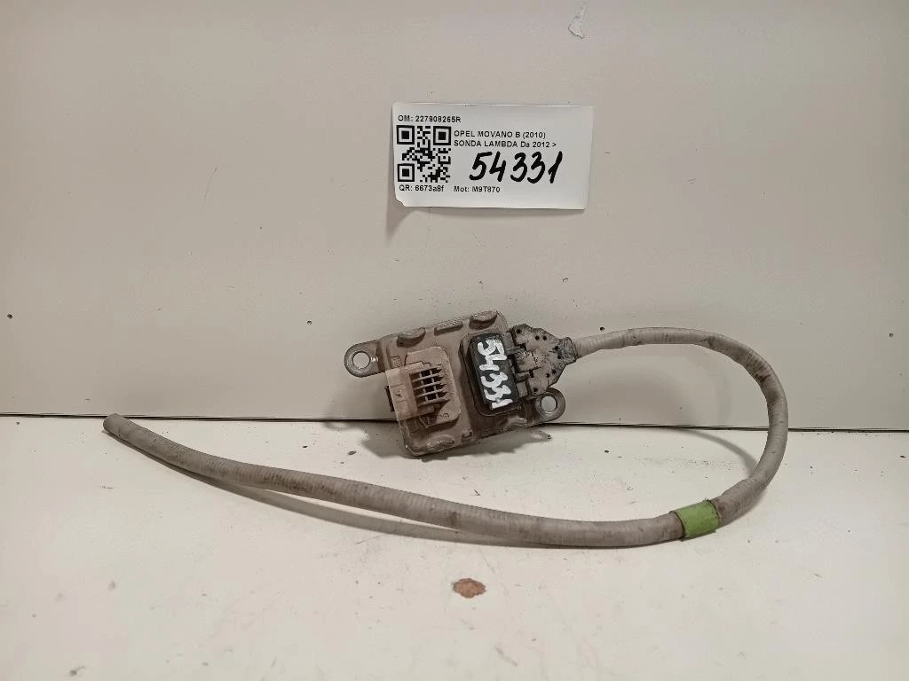 Sonda Lambda 227908265R Opel Movano B 2010