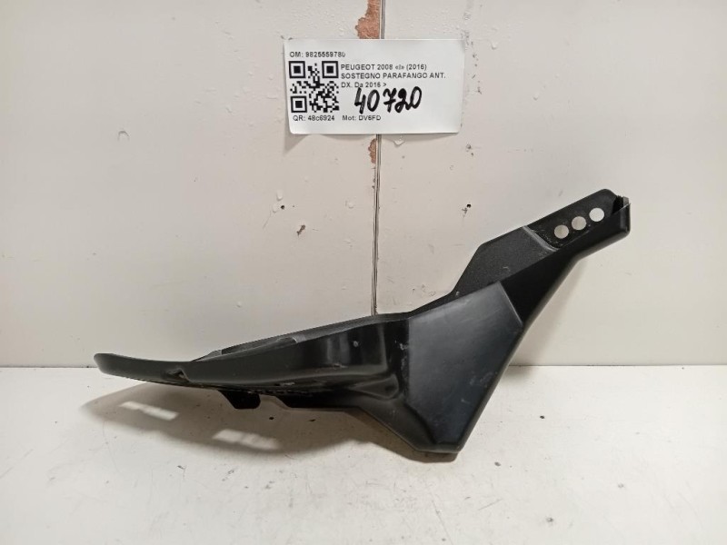 Sostegno Parafango ANT DX 9825559780 Peugeot 2008 I 2016