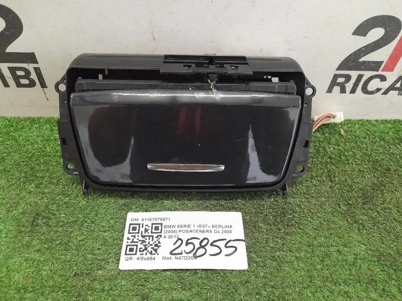 Posacenere 51167078571 Bmw Serie 1 E87 Berlina 2005