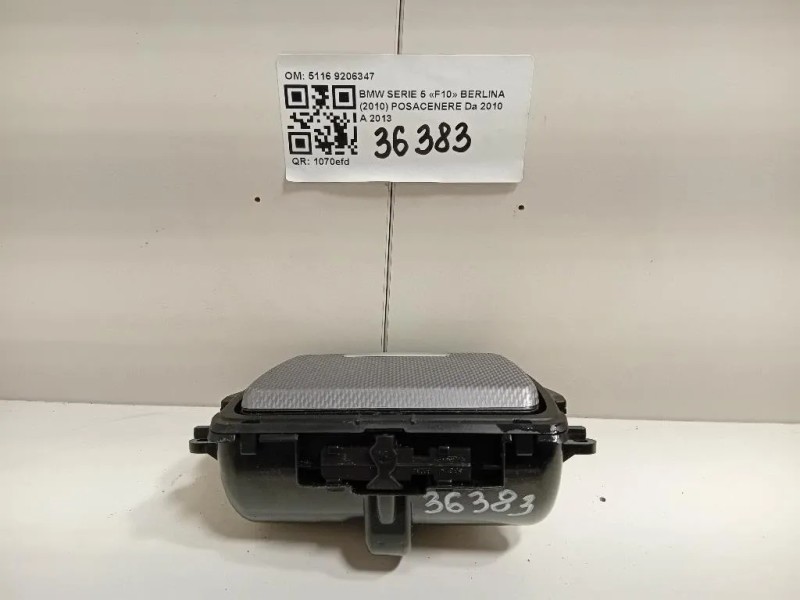Posacenere 5116 9206347 Bmw Serie 5 F10 Berlina 2010