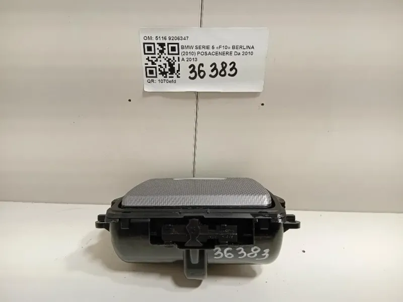 Posacenere 5116 9206347 Bmw Serie 5 F10 Berlina 2010