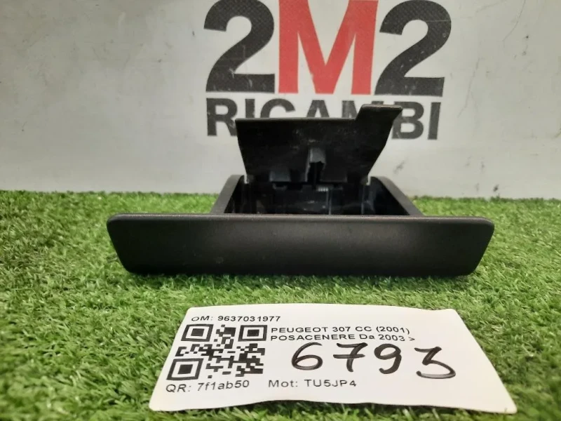 Posacenere 9637031977 Peugeot 307 CC 2001