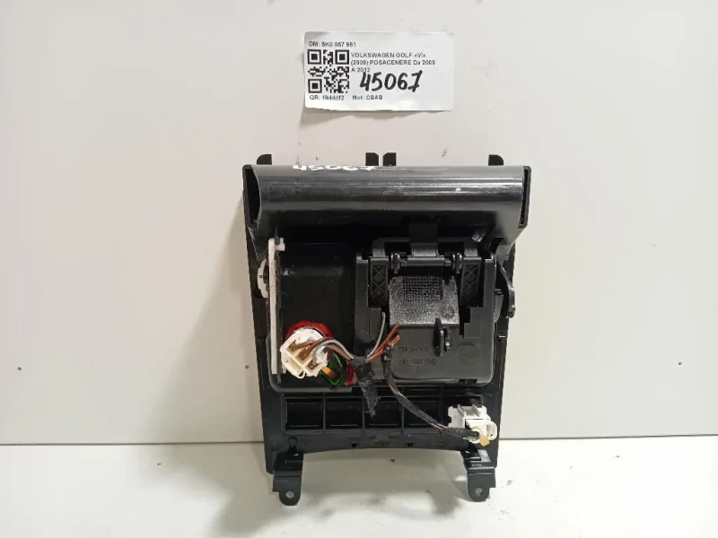 Posacenere 5K0 857 951 Volkswagen GOLF VI 2009