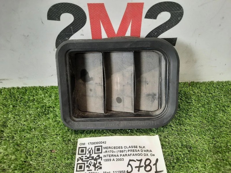 Presa Daria Interna Parafango DX 1708300042 Mercedes Classe SLK R170 1997