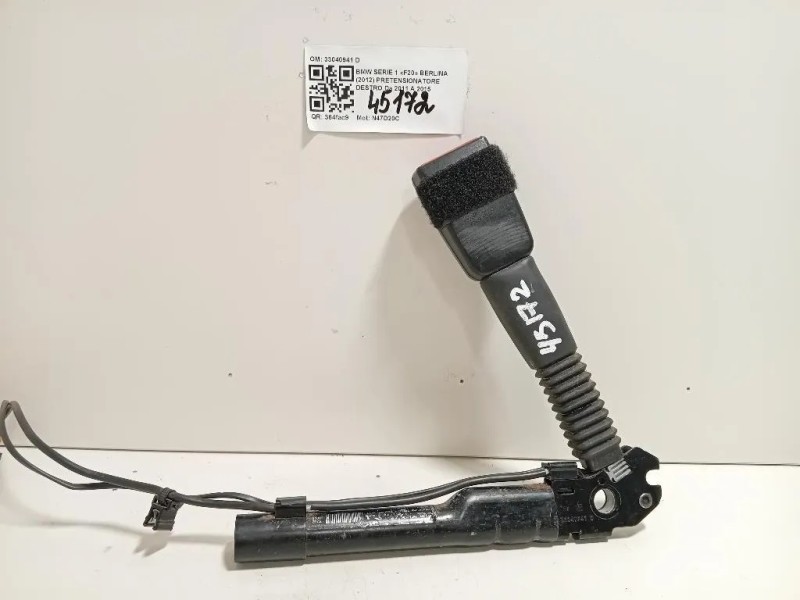 Pretensionatore Destro 33040941 D Bmw Serie 1 F20 Berlina 2012
