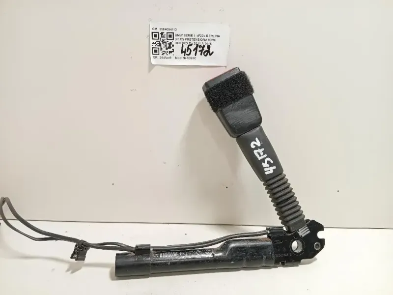 Pretensionatore Destro 33040941 D Bmw Serie 1 F20 Berlina 2012