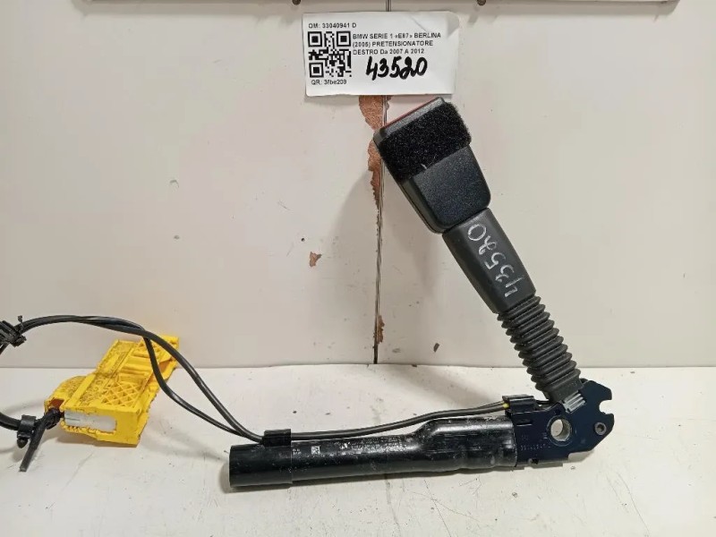 Pretensionatore Destro 33040941 D Bmw Serie 1 F20 Berlina 2012