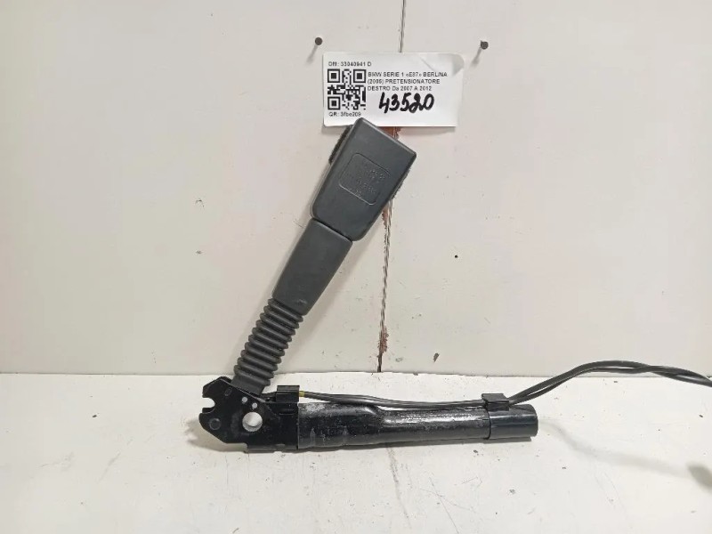 Pretensionatore Destro 33040941 D Bmw Serie 1 F20 Berlina 2012