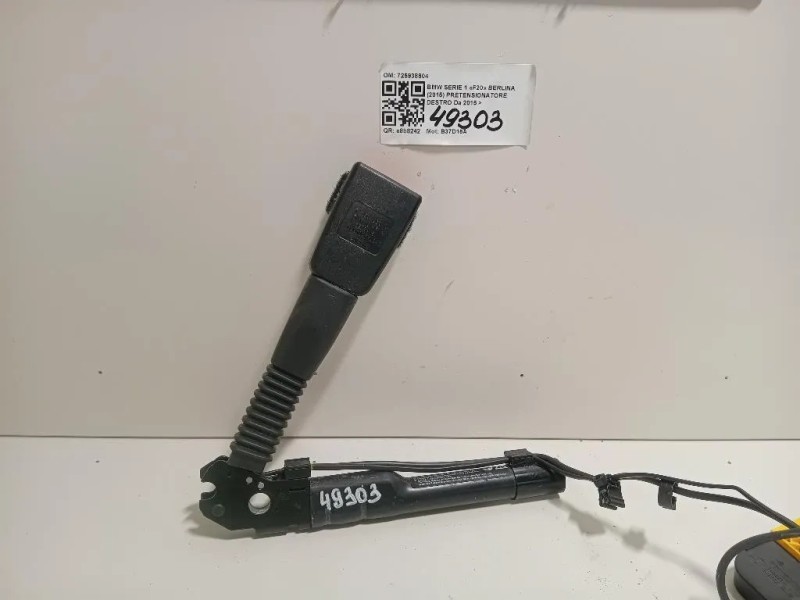 Pretensionatore Destro 725938804 Bmw Serie 1 F20 Berlina 2015