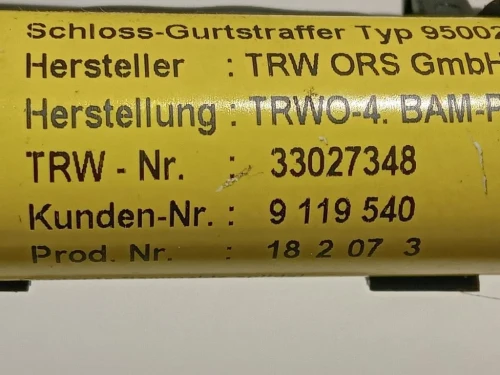 Pretensionatore Destro 33028130 Bmw X3 E83 2004